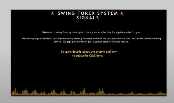 Product picture Swing Trade Forex Signal